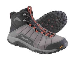 Simms Flyweight Boot Vibram Rubber in Steel Grey